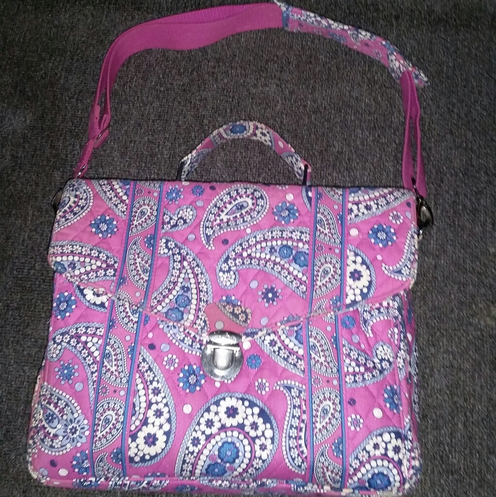 Vera Bradley adjustable strap briefcase